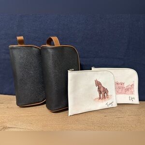 4 Turkish Airlines amenity kits with one eye mask